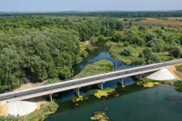 На дорозі Н-26 «Чугуїв - Мілове» реконструйовано міст у Малинівці