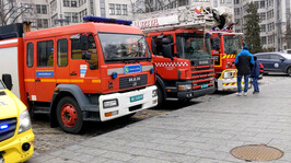Волонтери передали на Харківщину три пожежні машини та авто швидкої допомоги