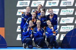 Харківські синхроністки вибороли друге срібло Чемпіонату Європи Харківські синхроністки вибороли друге срібло Чемпіонату Європи