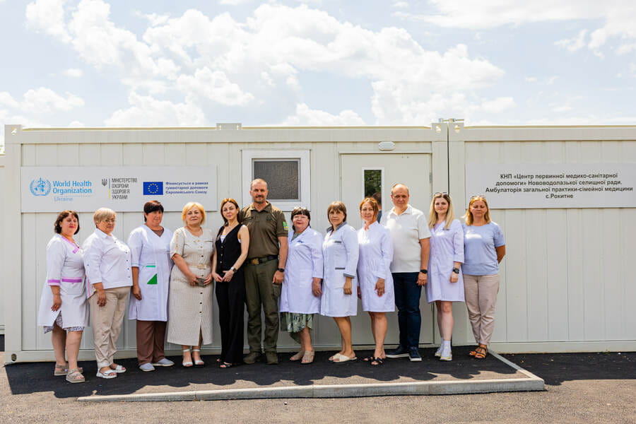 На Харківщині запрацювала ще одна модульна амбулаторія На Харківщині запрацювала ще одна модульна амбулаторія