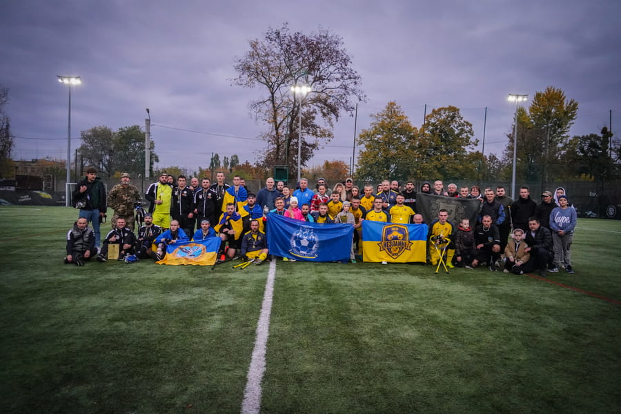 Команда з Харківщини «Незламні» здобула перемогу у дебютному матчі з ампфутболу