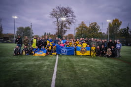 Команда з Харківщини «Незламні» здобула перемогу у дебютному матчі з ампфутболу