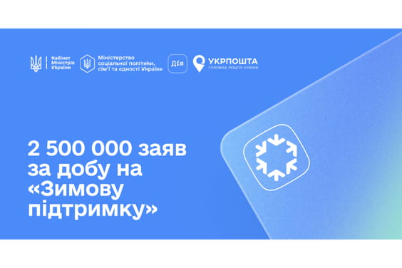 Понад 300 тисяч заяв на тисячу «зимової підтримки» у Дії подано на дітей