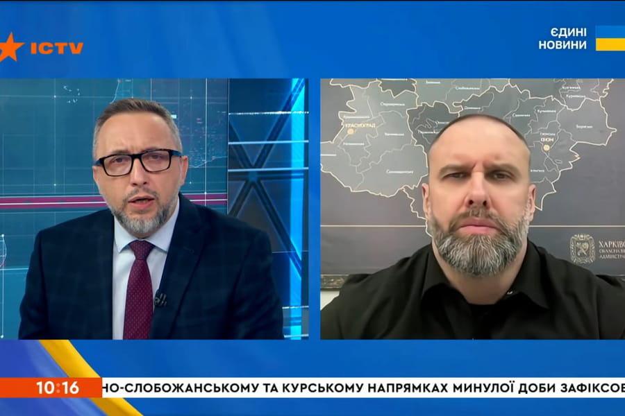 Олег Синєгубов в ефірі «Єдиних новин» розповів про оперативну ситуацію на Харківщині