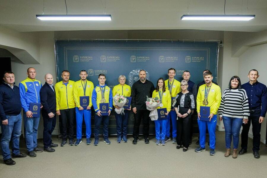 Спортсмени Харківщини отримали відзнаки начальника ОВА Олега Синєгубова за успішний виступ на Дефлімпійських іграх