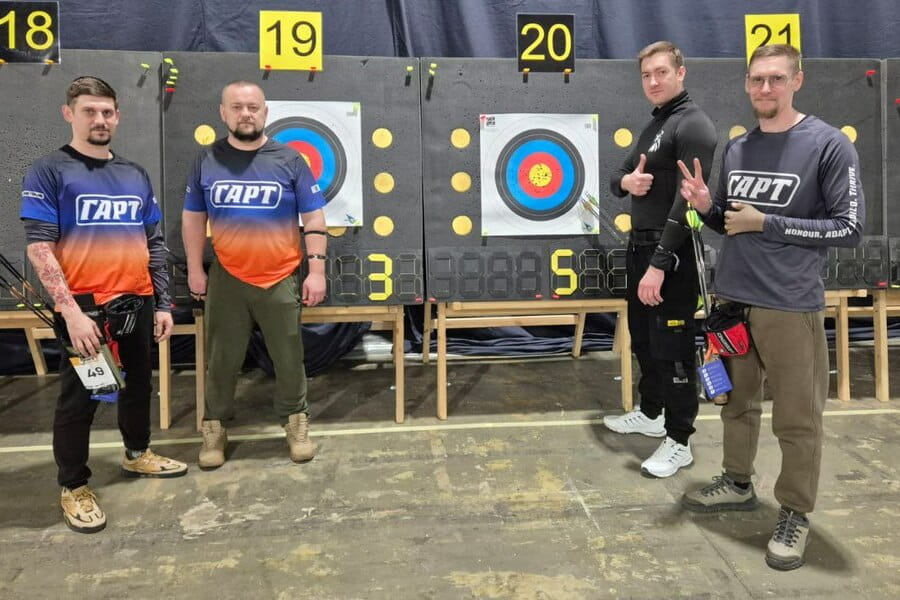 Троє ветеранів з Харківщини посіли призові місця на національних мультиспортивних змаганнях