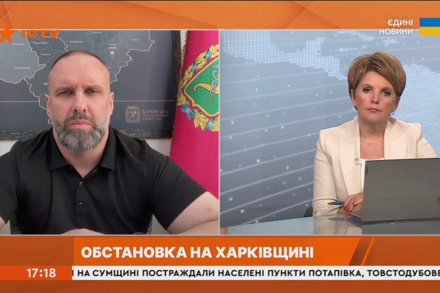 Олег Синєгубов в ефірі «Єдиних новин» розповів про безпекову ситуацію на Харківщині