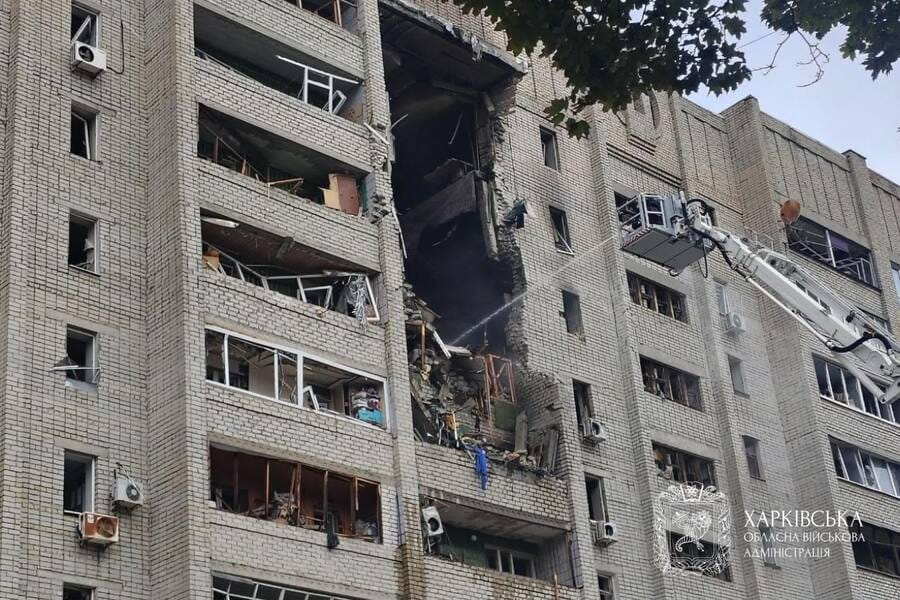 «Ліквідовуємо наслідки ранкового обстрілу у Харкові» - Олег Синєгубов