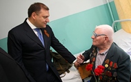 Михайло Добкін привітав з Днем Перемоги ветеранів, які відновлюють своє здоров’я в обласному госпіталі