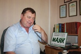 В редакції районної газети «Маяк» відбулась «пряма лінія» з головою Богодухівської РДА Володимиром Бєлим