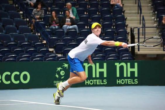 Марат Дев'ятьяров успішно дебютував в складі національної збірної з тенісу