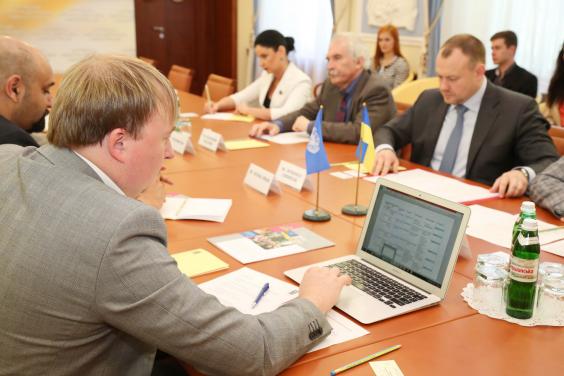 Зустріч Михайла Черняка з делегацією ПРООН