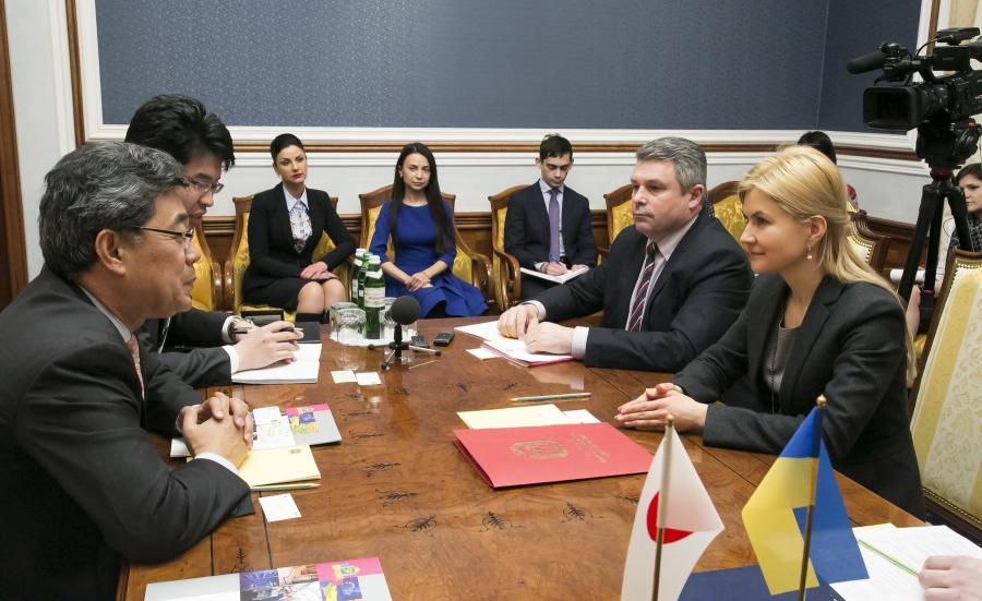 Зустріч Юлії Світличної з заступником голови дипломатичної місії Посольства Японії в Україні