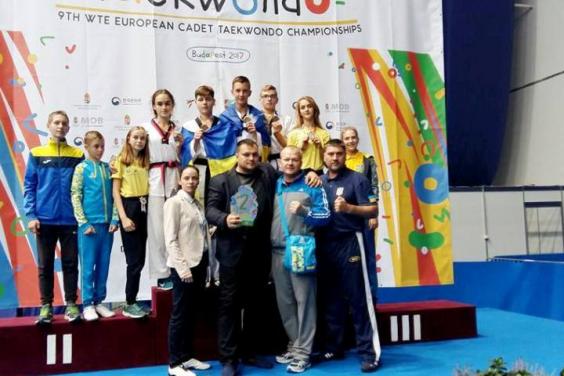 Юні тхеквондисти вибороли медалі чемпіонату Європи