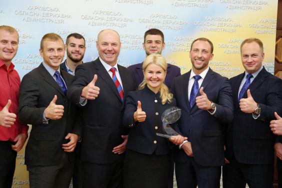 Юлія Світлична привітала чемпіонів Європи з регбіліг-9