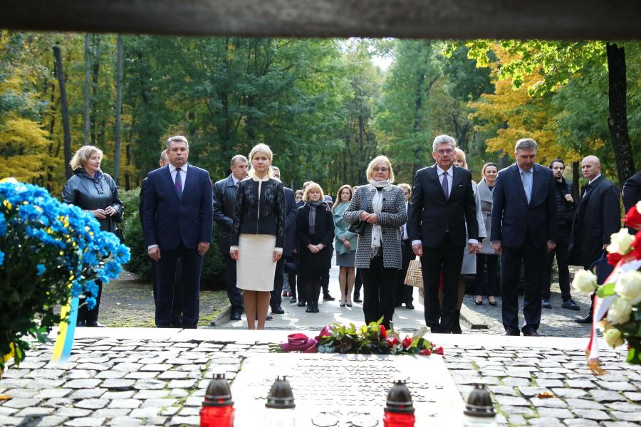 Юлія Світлична та Станіслав Карчевський відвідали Українсько-польський меморіал жертвам тоталітаризму
