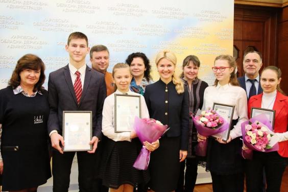 Голова ХОДА привітала переможців мовно-літературного конкурсу імені Шевченка
