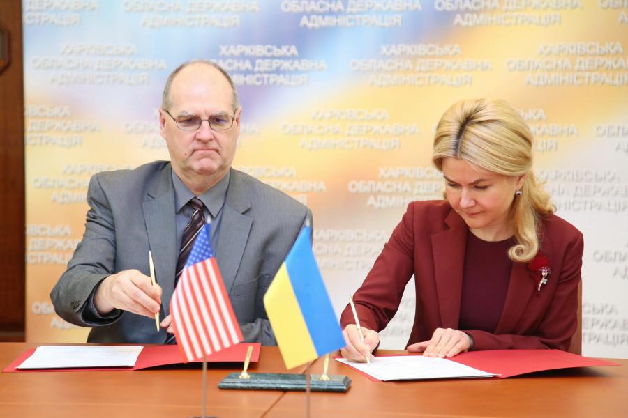 Встреча председателя ХОГА с руководителем программы «DOBRE» в Украине Агентства США по международному развитию (USAID)