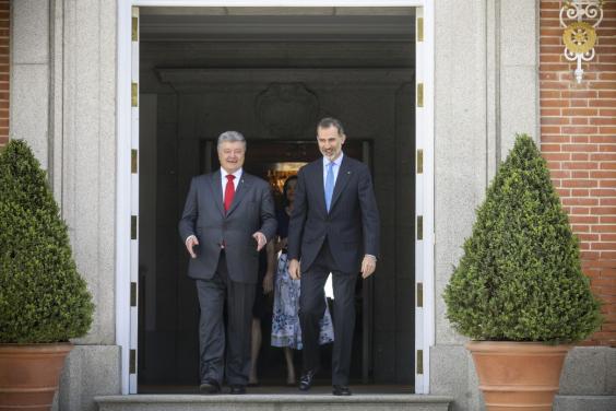 Президент України провів зустріч із Королем Іспанії