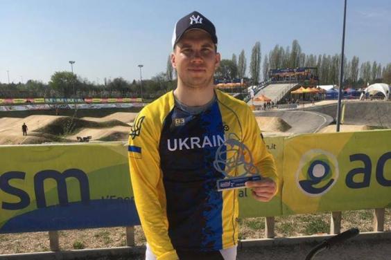 Владислав Сапожников – срібний призер Кубка Європи з велоспорту ВМХ