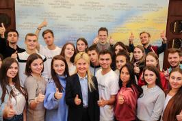 Юлія Світлична зустрілася зі студентами - учасниками акції «GOxChange»