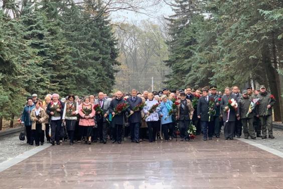 На Харківщині вшанували пам’ять загиблих українців, які захищали країну від нацистів