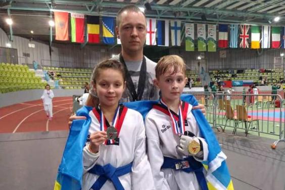 Юні тхеквондисти здобули медалі чемпіонату Європи
