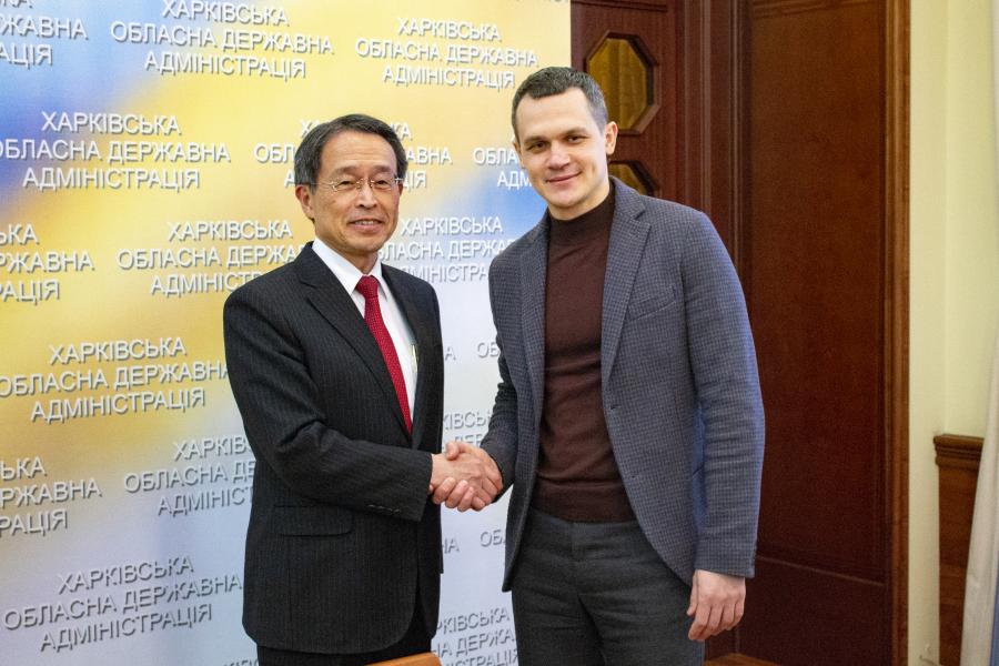 Олексій Кучер зустрівся з Послом Японії в Україні Такаші Кураі