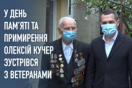 Олексій Кучер привітав ветеранів з прийдешнім святом