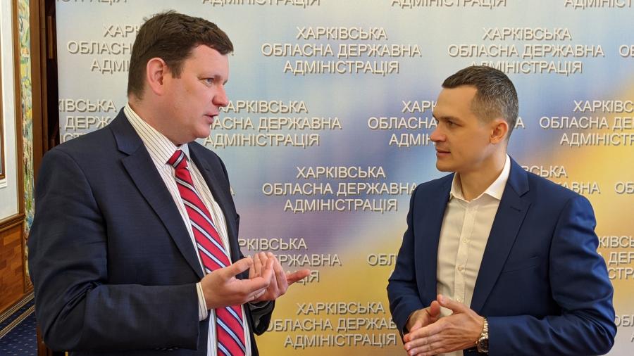 Глава ХОГА и Посол Латвии в Украине обсудили организацию ІТ-форума в Харькове