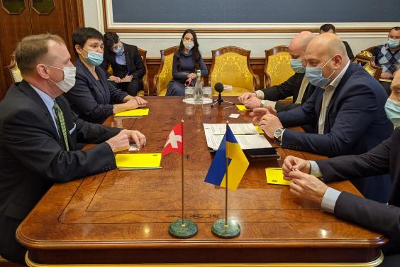 Александр Скакун встретился с атташе по вопросам обороны Посольства Швейцарии в Украине Даниэлем Бадером