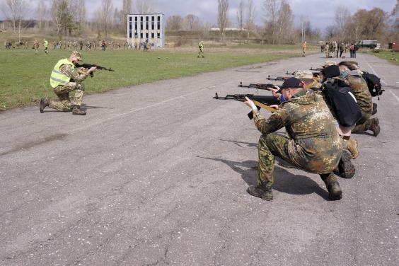 Ветерани АТО/ООС долучилися до занять з територіальної оборони на Харківщині