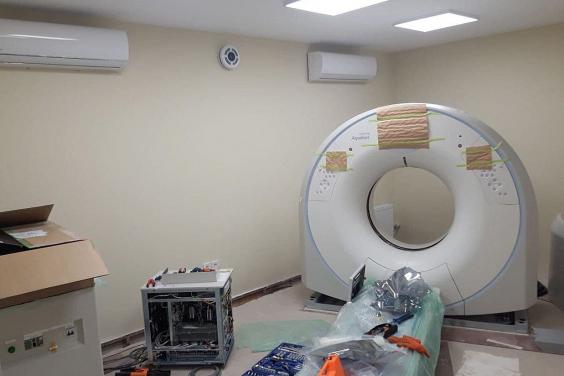 У Мереф’янській лікарні тривають роботи з реконструкції приймального відділення
