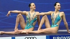 Марта Федіна та Анастасія Савчук здобули шосту медаль чемпіонату Європи з синхронного плавання