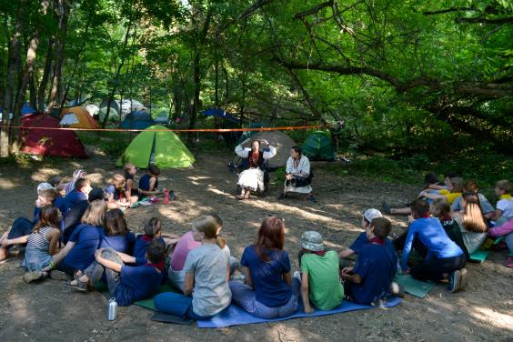 На Харьковщине открылся палаточный лагерь «Дорогами Независимости»