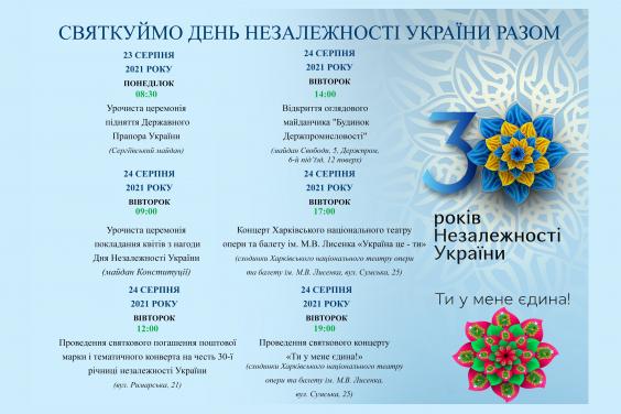 Заходи до Дня Незалежності України