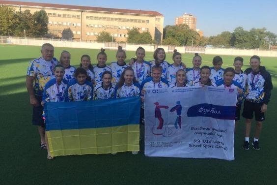 Харків’янки завоювали «срібло» з футболу на Всесвітніх учнівських спортивних іграх U15