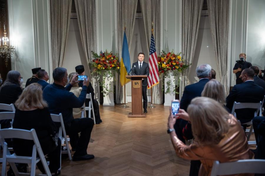 Президент во время встречи с украинской общиной в США: Вы – лучшие послы Украины