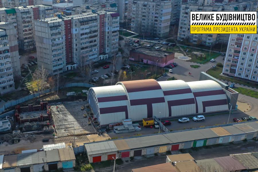 У Пісочинському фізкультурно-оздоровчому комплексі будують дитячий і дорослий басейни У Пісочинському фізкультурно-оздоровчому комплексі будують дитячий і дорослий басейни