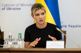 Олена Зеленська підбила підсумки участі України в «Партнерстві Біарриц» у 2021 році Олена Зеленська підбила підсумки участі України в «Партнерстві Біарриц» у 2021 році