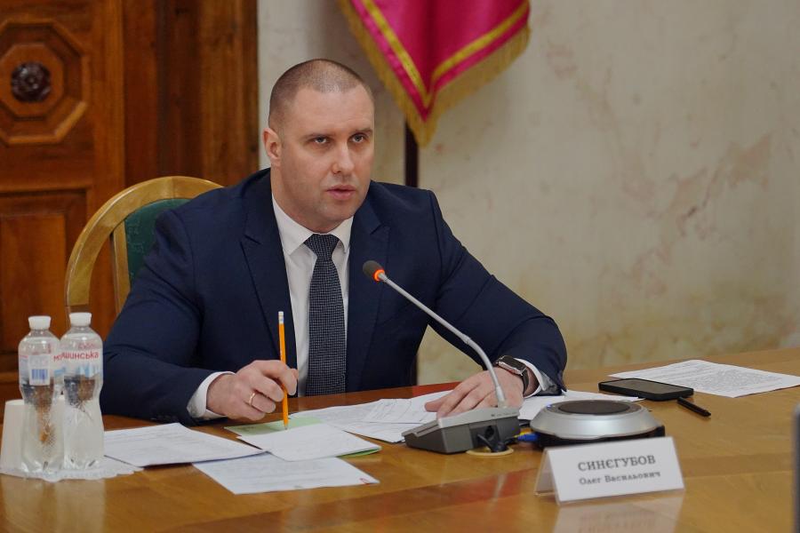 Олег Синєгубов провів першу апаратну нараду на посаді голови Харківської ОДА