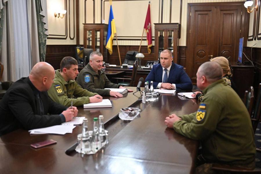 Олег Синєгубов провів робочу зустріч з командувачем Сил територіальної оборони ЗСУ
