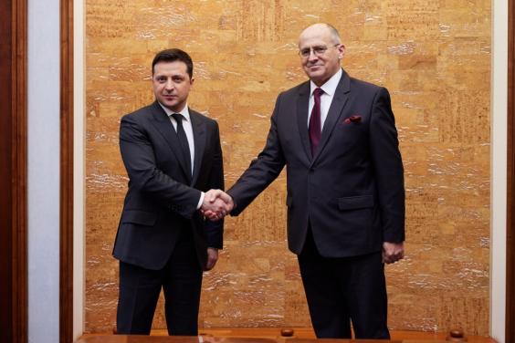 Президент України провів зустріч із чинним головою ОБСЄ, Міністром закордонних справ Польщі