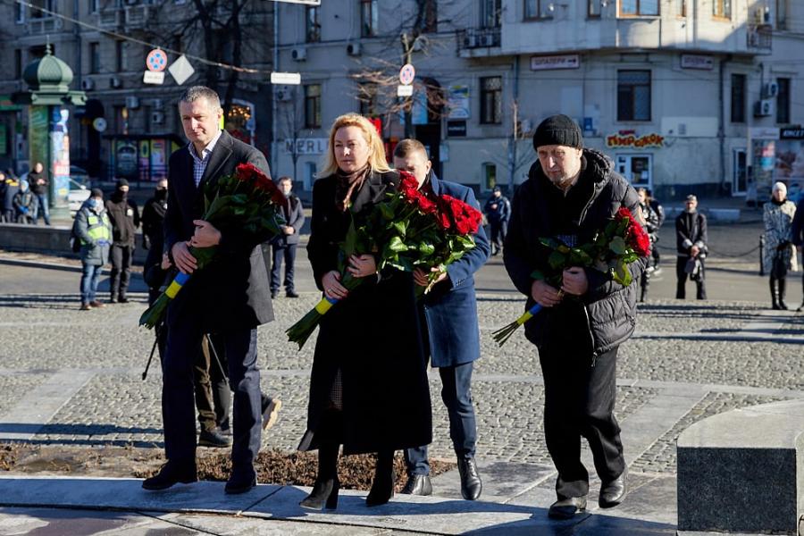 На Харківщині вшанували пам'ять Героїв Небесної Сотні