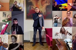 Музиканти Харкова зіграли для тих, хто боронить Україну Музиканти Харкова зіграли для тих, хто боронить Україну