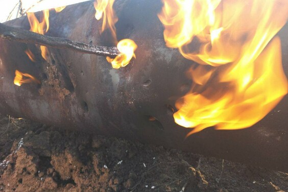Харківські газовики двічі потрапили під обстріли під час ремонту газопроводу
