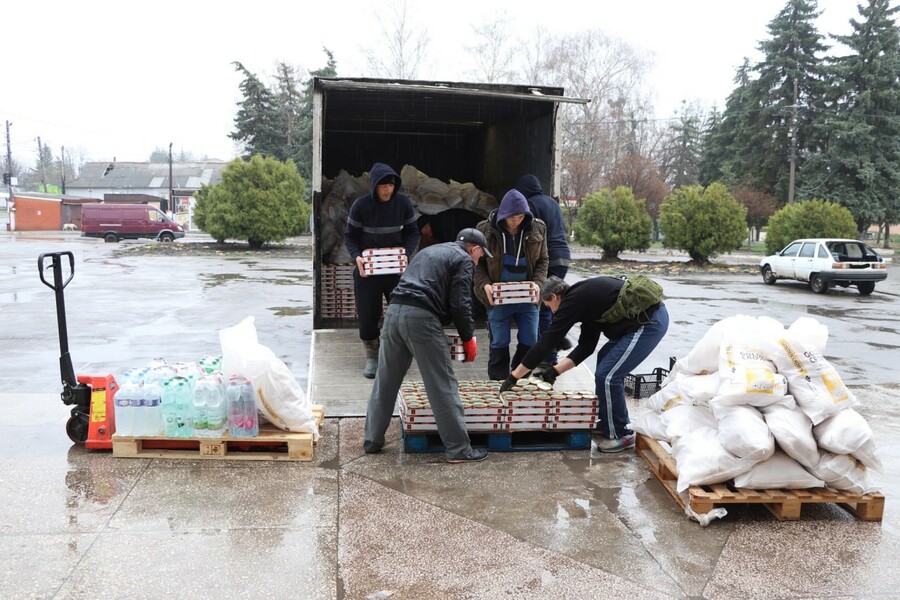 Гуманітарну допомогу доставили жителям Дергачівської громади