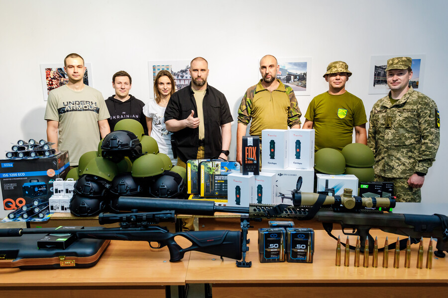 Харьковские защитники получили новое военное снаряжение