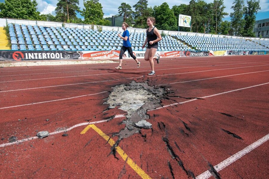 Попри зруйновану інфраструктуру більшість професійних спортсменів Харківщини продовжують тренування