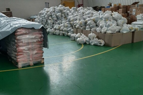 Упродовж тижня у громади Харківщини передали 40 тонн гумдопомоги та понад 5000 продуктових наборів
